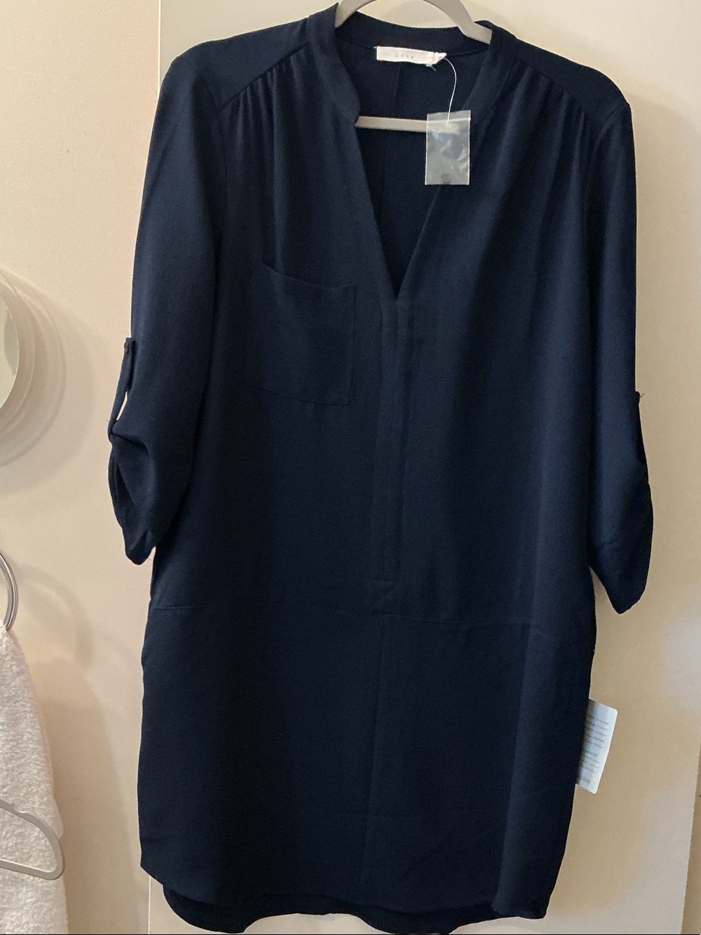 Nordstrom Navy Blue Tunic Dress
